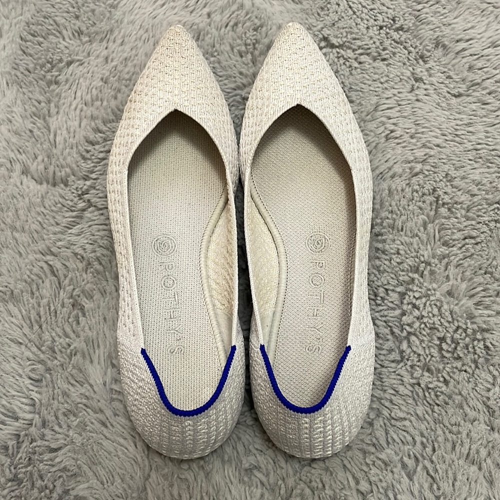 ROTHY’S GRAY The Point Collection Women’s Shoe, Size 9.5